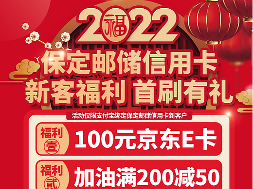 银行信用卡促销海报