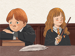 当插画遇见电影｜哈利波特与魔法石