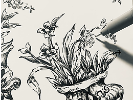 HYG原创 | 中国经典博古纹×茹伊纹手绘
