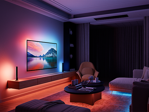 某品牌灯带渲染