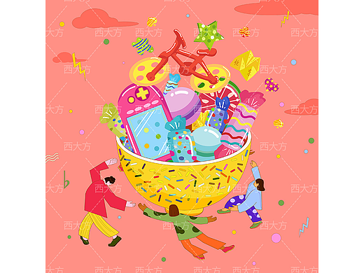 统统都到碗里来