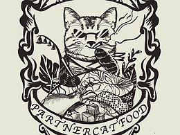 Partner貓糧包裝｜包裝插畫設(shè)計