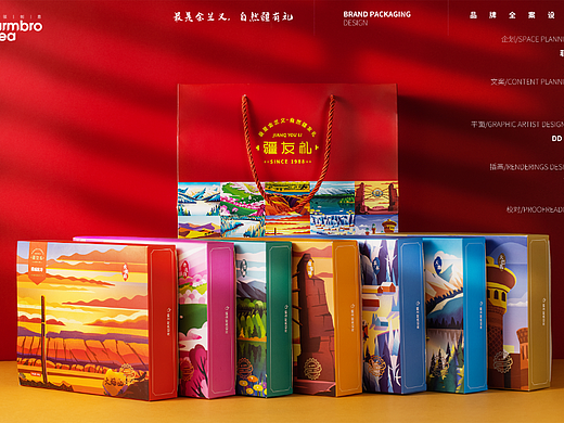斑驳创意x疆友礼干果礼盒包装设计
