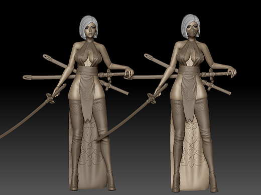 写实GK的进度，韩式2B小姐姐（大概）