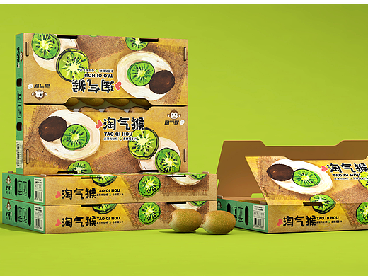 箱盒汇 X 猕猴桃包装设计，是你一眼看中的包装吗？
