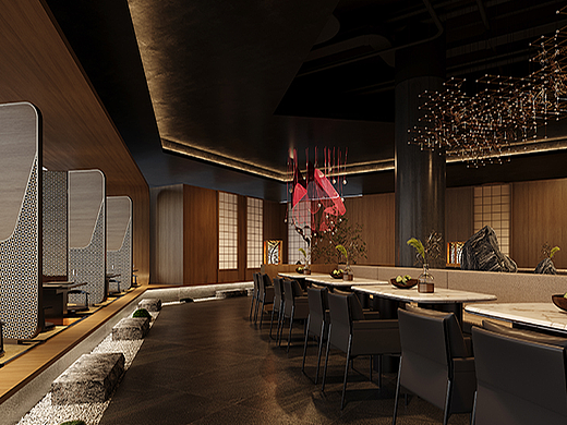 日料店设计（个人主页-ZNjc5NzUyMDQ=） - 酒店餐饮设计 - 站酷设计师明墨视觉原创素材 - 站酷ZCOOL