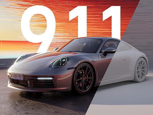 CGI Porsche 911 Carrera S