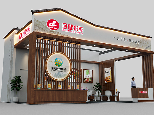 中式展台（个人主页-ZNjM3NjcxNzY=） - 展陈设计 - 站酷设计师Clear7原创素材 - 站酷ZCOOL