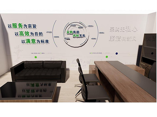 实验室 招标室 文化墙｜奶茶孙选手