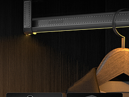 定制家居五金&灯光挂衣杆丨详情页