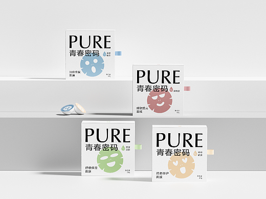 PURE青春密码 × 彤宝 | 面膜品牌包装设计