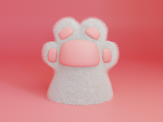 blender 猫爪