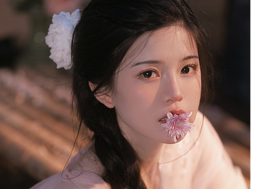 “她就像是含苞待放的花骨朵”