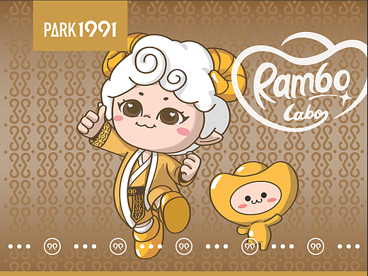 PARK1991 | IP形象：Rambo&Labo 100%