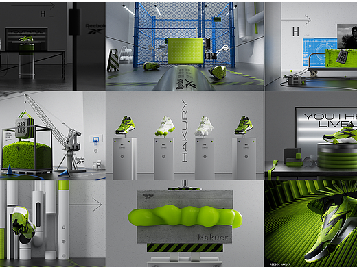 C4D动态学员Hakuer-运动鞋动态临摹 11