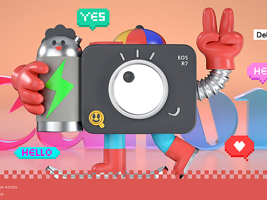 佳能青春专微IP形象设计_R7佳佳