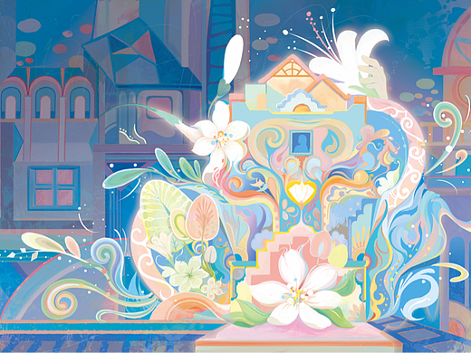 一個(gè)魔法世界（個(gè)人主頁(yè)-ZNjIzODk0MDQ=） - 商業(yè)插畫(huà) - 站酷設(shè)計(jì)師Zoraly黎時(shí)熙原創(chuàng)素材 - 站酷ZCOOL