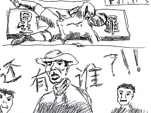 《功夫》人物情节漫画