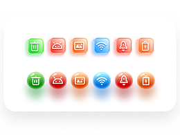 毛玻璃和水珠立体效果