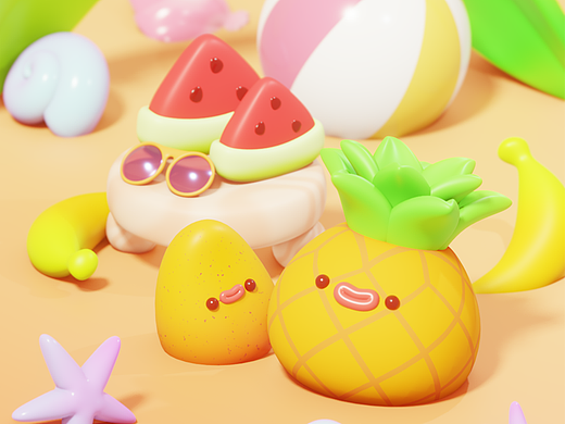 Blender |  热带水果派对