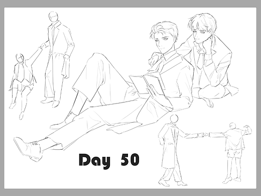 #速写60天挑战赛# Day50 @速写班长