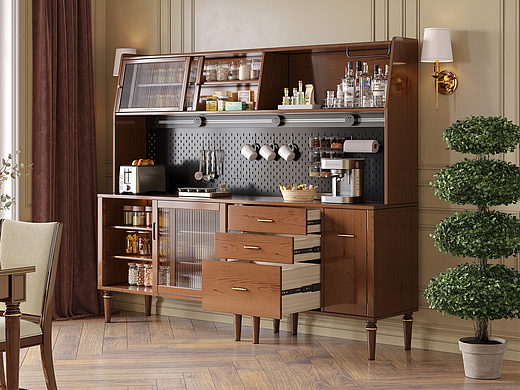 电商美式家具渲染