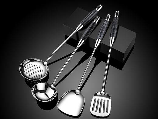 不锈钢亮光厨具精修