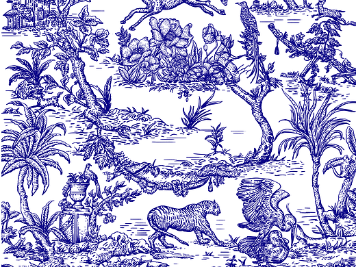 包装插画 化妆品版画 复古总结