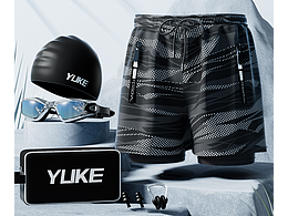 自己建模渲染的泳裤