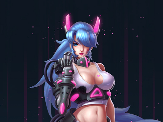机甲女角色（个人主页-ZNDQ0NzYxMDg=） - 游戏原画 - 站酷设计师飛飛飛XL原创素材 - 站酷ZCOOL