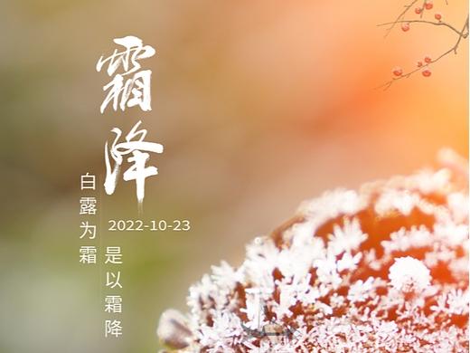 二十四节气——霜降