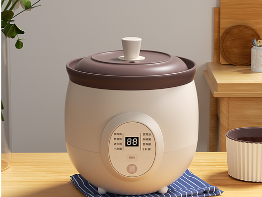 PS/C4D:小蒋同学——电砂锅