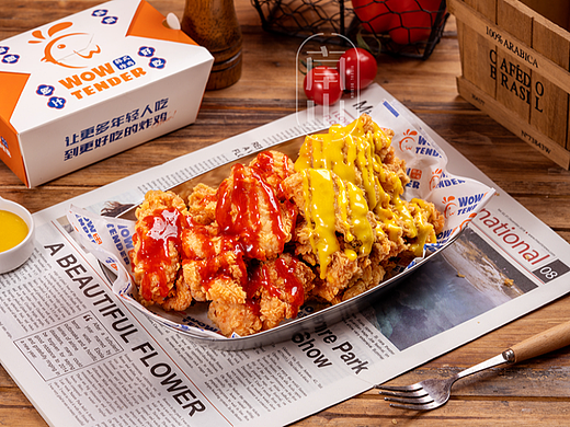 炸鸡快餐拍摄美食摄影