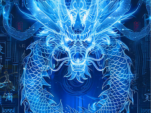 有龙则灵之炫舞全息龙