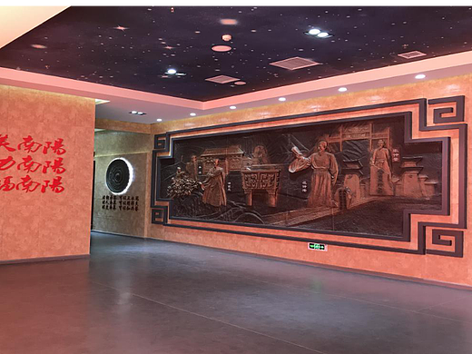 企业办公大厅浮雕设计公司