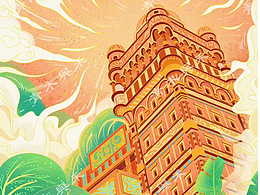 《国风插画》品牌包装插画