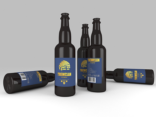 BREWCLAN精酿啤酒LOGO设计