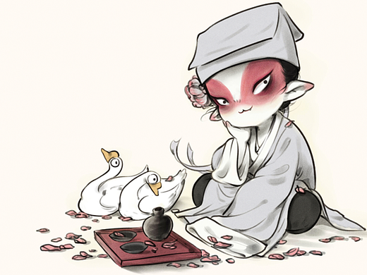 鹅鹅鹅 狐狸书生