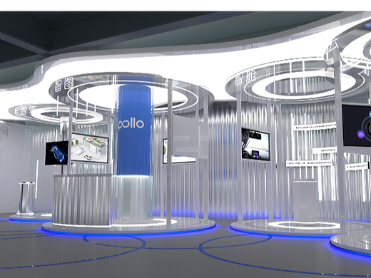 百度Apollo park展厅部分效果
