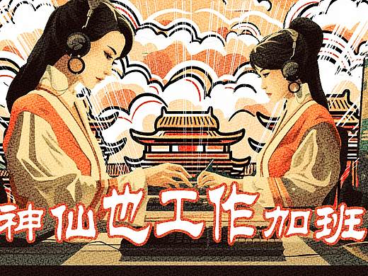 神仙也工作加班？