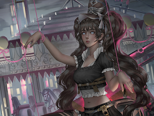 提线少女和游乐园