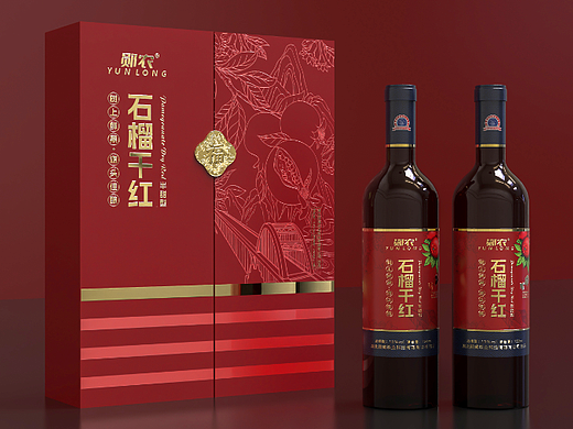 郧阳石榴丨干红包装设计