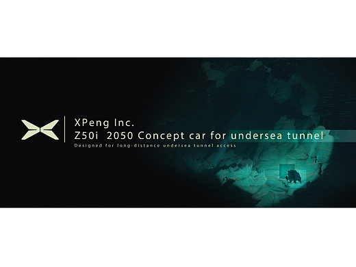 XPeng Z50i 2050 Concept car for undersea tunnel