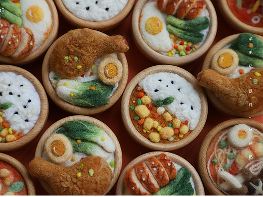 囍囍的羊毛毡 之 好吃食堂②