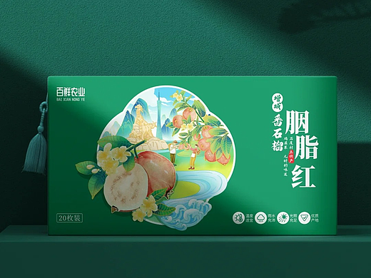 增城番石榴（芭乐）礼盒包装设计｜原创