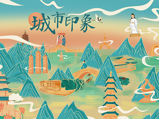 城市印象贵金属产品设计方案