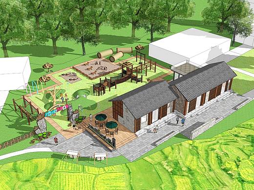 无动力儿童乐园，南康上垅村仙人靠石景区/诧迹景观