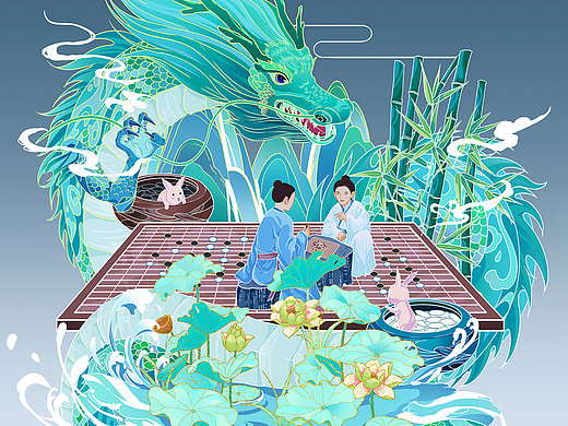《东方巨龙，征战棋盘》