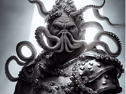 用Tiamat AI绘画创作的动物战士