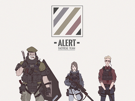 ALERT TACTICAL TEAM（个人主页-ZNjQzOTY3ODA=） - 概念设定 - 站酷设计师NobodyLOVE1原创素材 - 站酷ZCOOL